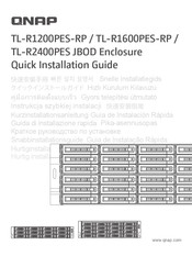 QNAP TL-R2400PES Quick Installation Manual