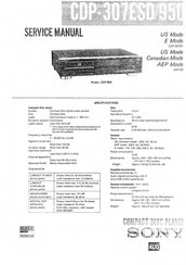 Sony CDP-950 Service Manual