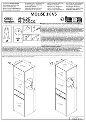 Home affaire MOLISE 1K VS Assembling Instruction