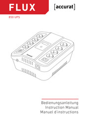 ACCURAT FLUX 850 Instruction Manual