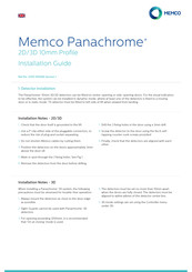 AVIRE Memco Panachrome+ Installation Manual