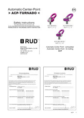 RUD ACP-TURNADO SUPERMAX Manual