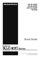 Apex Digital ZAPCO Louis HB 410 ADSP Quick Manual