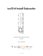 THEORY iws12-6 Quick Start Installation Manual