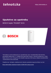 Bosch Tronic 1000 T Instructions Manual