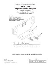 Bosch EN-53248 Parts List And Operating Instructions