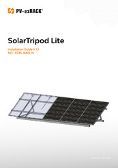 PV-ezRack SolarTripod Lite Installation Manual