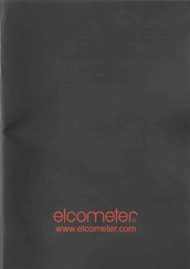 Elcometer 331 B Operating Instructions Manual