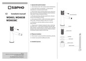 Sapho WD003BC Installation Manual
