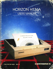 Centronics HORIZON H136A User Manual