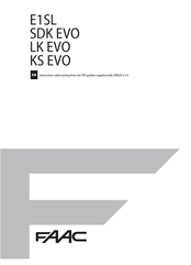 FAAC SDK EVO Instructions Manual