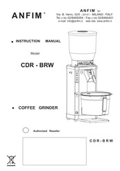 ANFIM CDR-BRW Instruction Manual