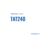 Teltonika TAT240 Quick Manual