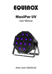 Equinox Systems MaxiPar UV User Manual