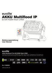 EuroLite AKKU Multiflood IP User Manual