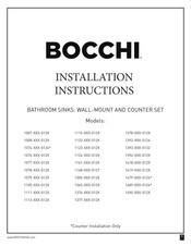 BOCCHI SCALA ARCH 40 1079-006-0126 Installation Instructions Manual