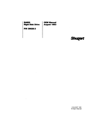 Shugart SA606 Manual
