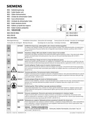 Siemens BD2 Installation Instructions Manual