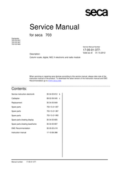 Seca 378 Service Manual