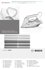 Bosch Sensixx'x DA70 Operating Instructions Manual
