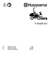 Husqvarna P 524XR EFI Operator's Manual
