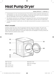 Samsung DV8 CGC0 Series Instructions Manual