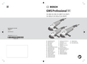 Bosch Professional GWS 24-180 Original Instructions Manual