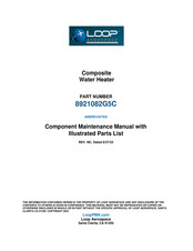 LOOP 8921082G5C Component Maintenance Manual With Illustrated Parts List