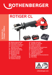 Rothenberger ROTIGER CL Instructions For Use