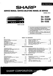 Sharp SA-155E Service Manual