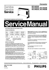 Philips HD 3455 Service Manual