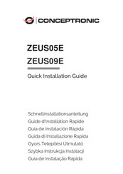 Conceptronic ZEUS09E Quick Installation Manual