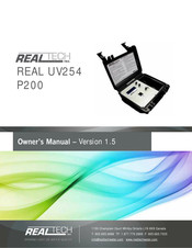 Realtech REAL UV254 P200 Owner's Manual