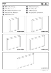 KEUCO 33098 1500 Series Instructions For Use Manual