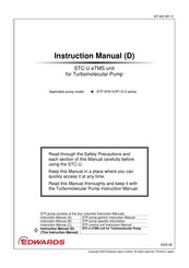 Edwards STP-XF813 Series Instruction Manual