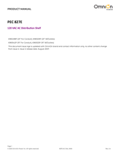 OmniOn Power PEC 827E Product Manual