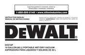 DeWalt DXV16P Instruction Manual