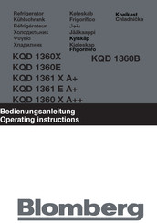 Blomberg KQD 1361 X A+ Operating Instructions Manual