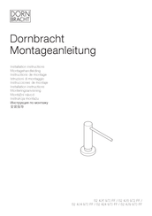 Dornbracht 82 436 970 FF Installation Instructions Manual