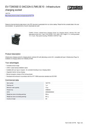 Phoenix Contact EV-T2M3SE12-3AC32A-0 Instructions Manual