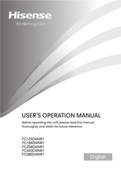 Hisense FC125D4AW1 User's Operation Manual