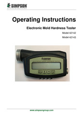 Simpson 42142 Operating Instructions Manual