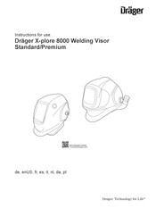 Dräger X-plore 8000 Standard Instructions For Use Manual