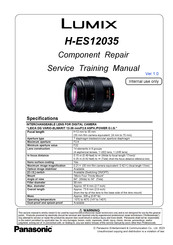 Panasonic Lumix H-ES12035 Service Manual