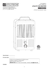 Utilitech 4969015 Manual