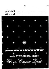 Marantz SD1010 Service Manual