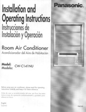 Panasonic CW-C141NU Installation And Operating Instructions Manual