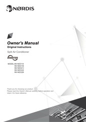 Nordis MV-NDO28I Owner's Manual