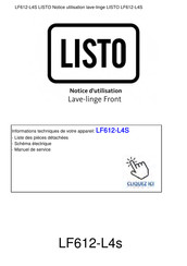 Listo LF612-L4S Manual