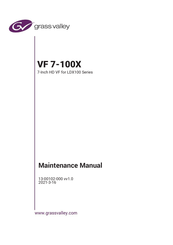 Grass Valley VF 7-100X Maintenance Manual